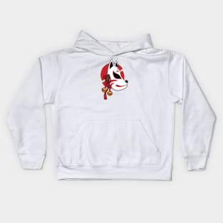 Japanese kitsune mask Kids Hoodie